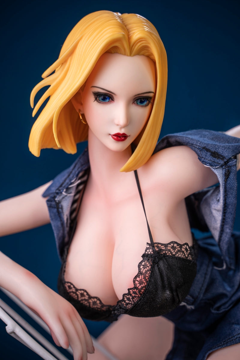 Android 18 Figure | Dragon Ball Silicone Anime Doll Android 18 Figure | Dragon Ball Silicone Anime Doll