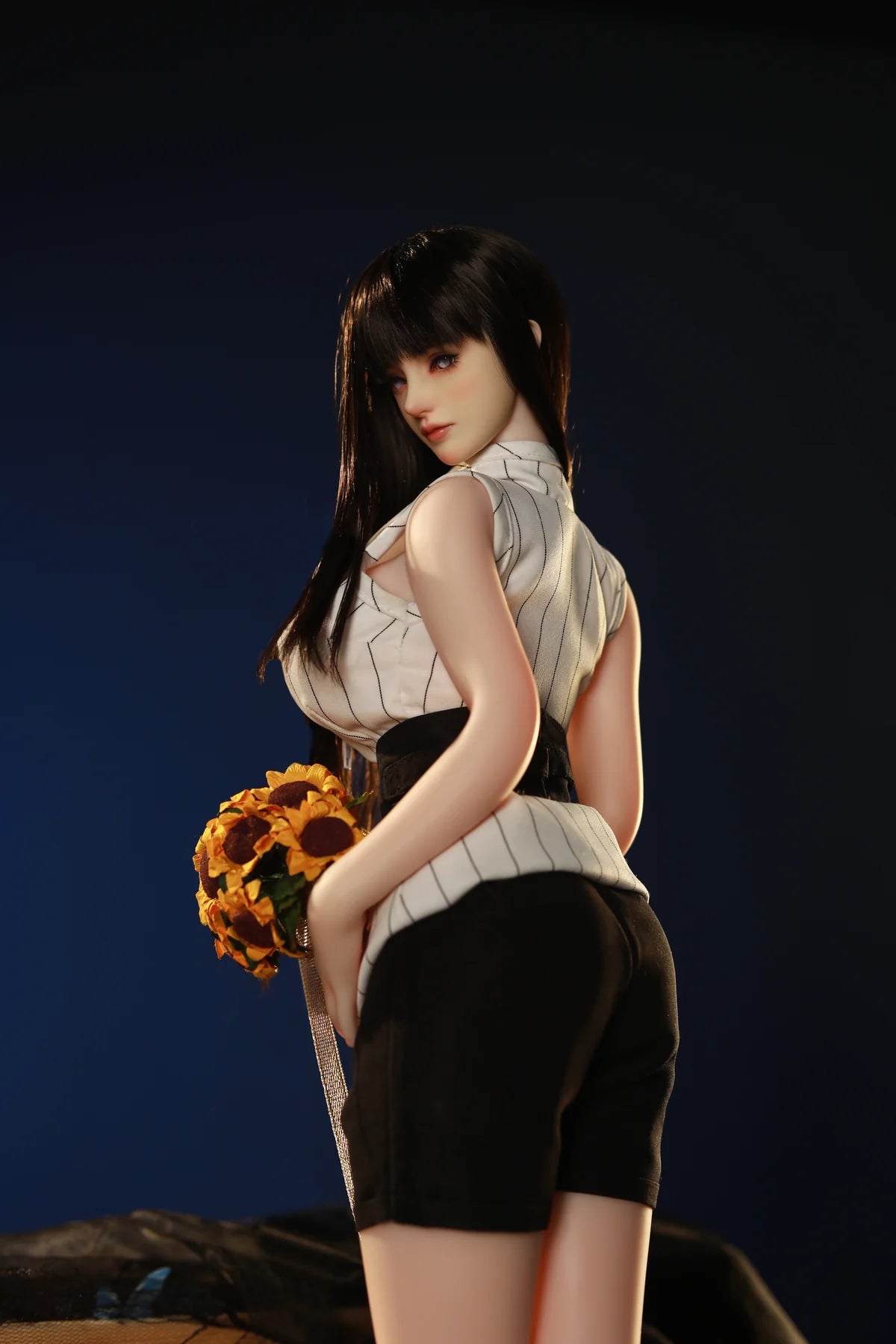 White top anime doll