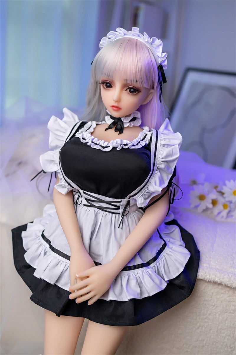 Mini Anime Sex Doll 007 | Full TPE Maid Doll, 65cm–100cm