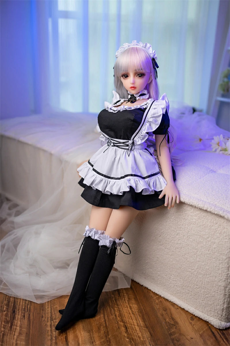 Mini Anime Sex Doll 007 | Full TPE Maid Doll, 65cm–100cm