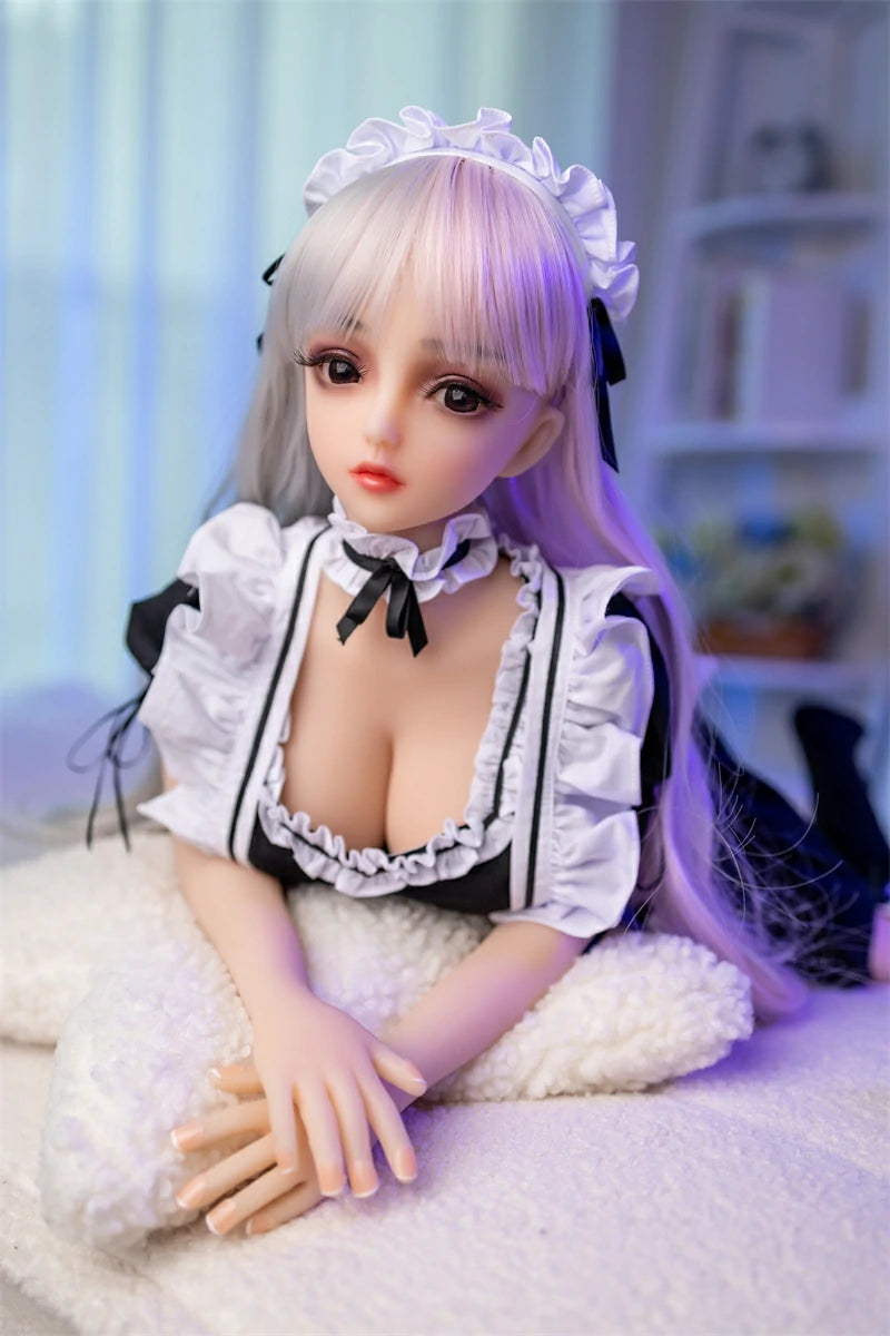 Mini Anime Sex Doll 007 | Full TPE Maid Doll, 65cm–100cm