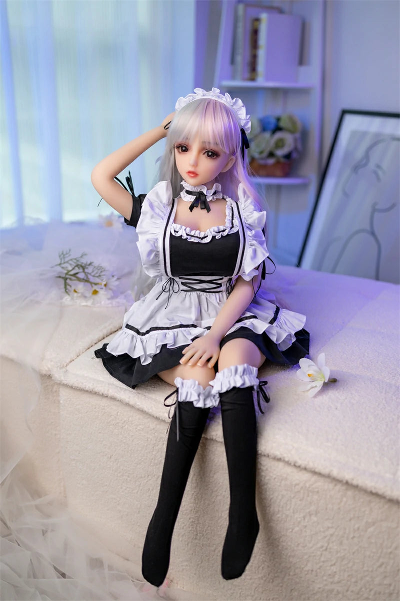 Mini Anime Sex Doll 007 | Full TPE Maid Doll, 65cm–100cm