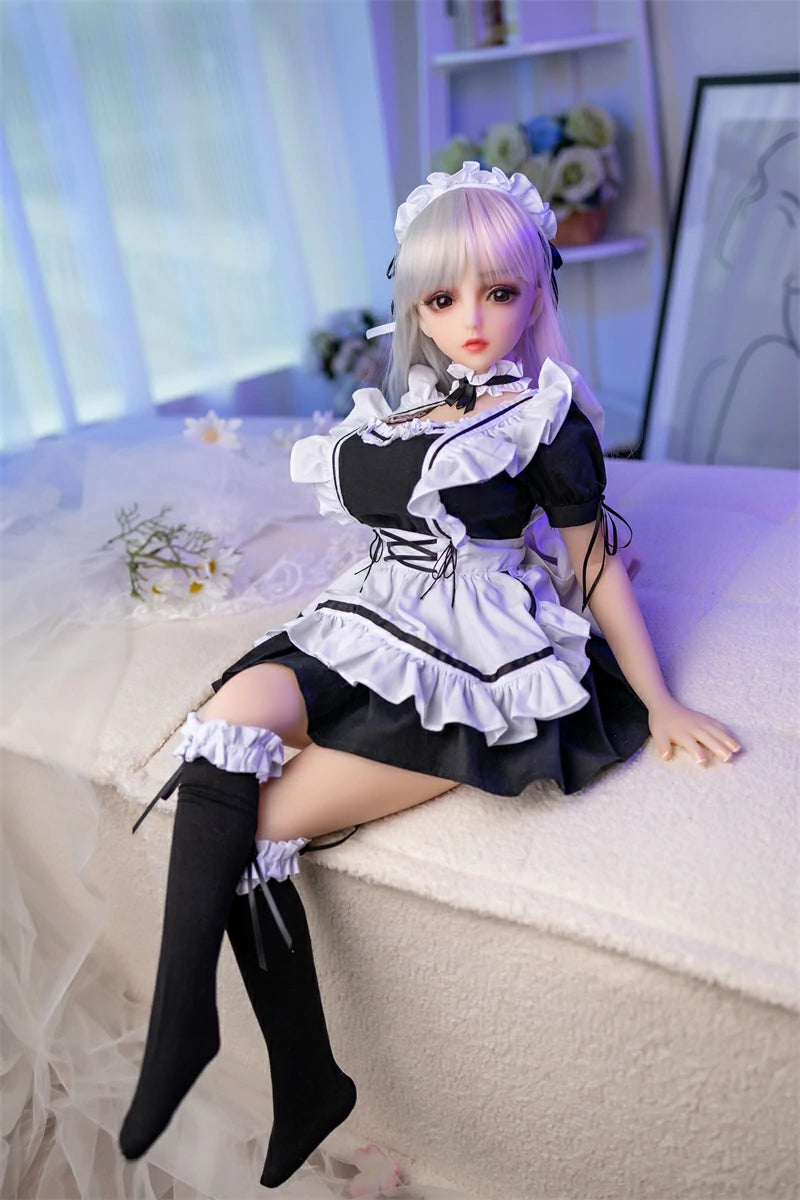 Mini Anime Sex Doll 007 | Full TPE Maid Doll, 65cm–100cm