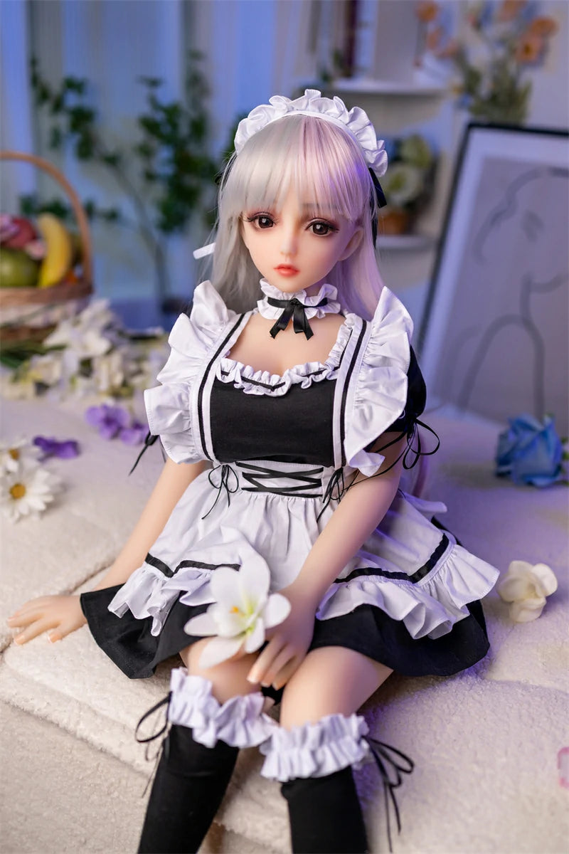 Mini Anime Sex Doll 007 | Full TPE Maid Doll, 65cm–100cm