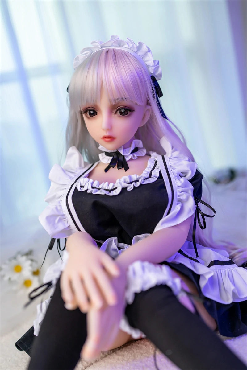 Mini Anime Sex Doll 007 | Full TPE Maid Doll, 65cm–100cm